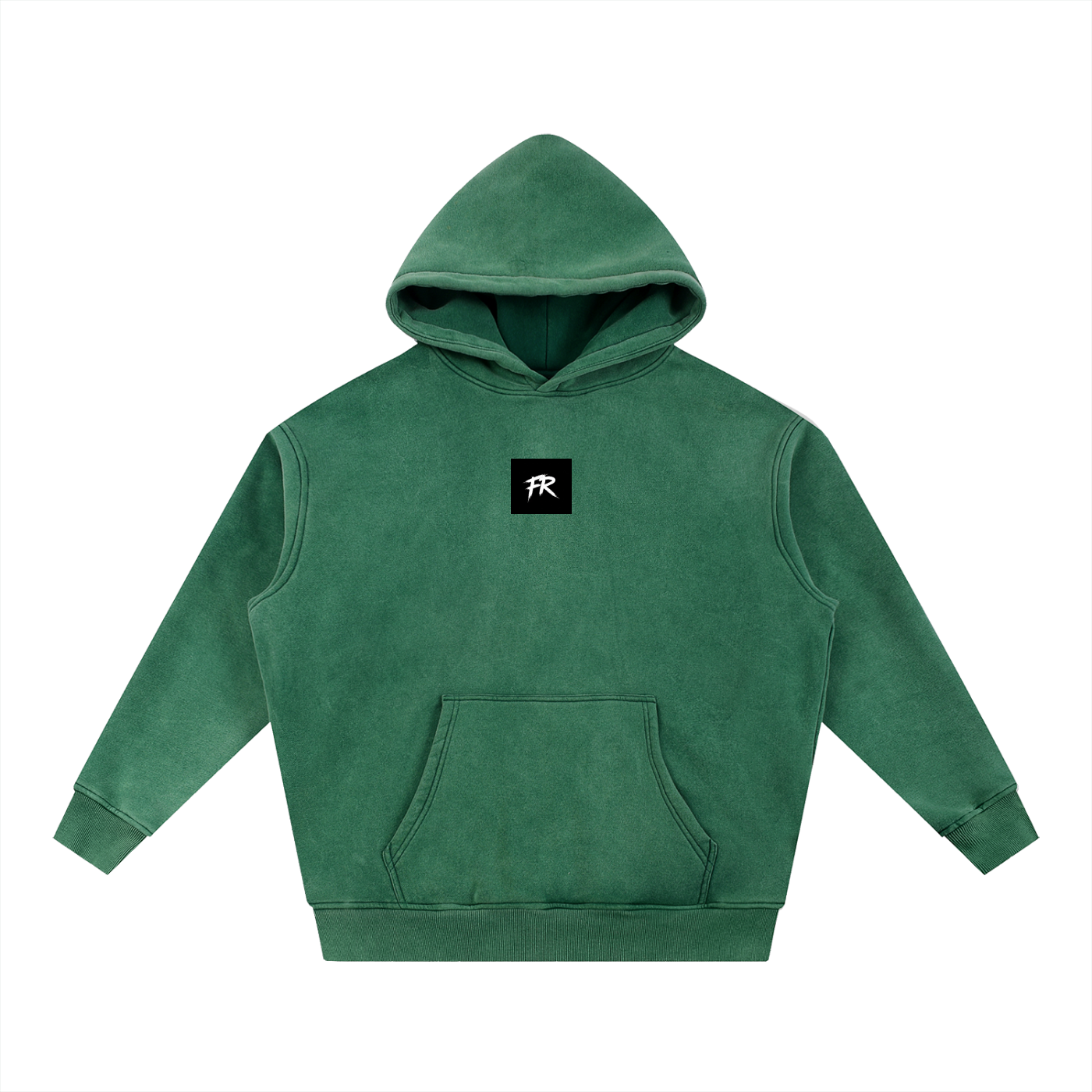 Snow Wash Fleece Oversize Hoodie