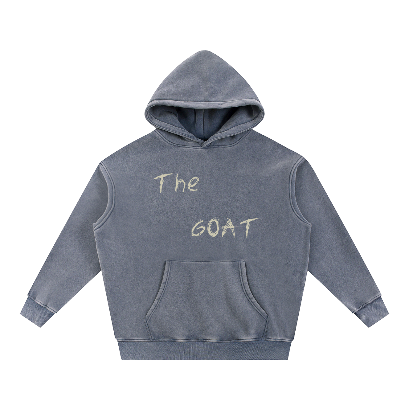 Snow Wash Fleece Oversize Hoodie